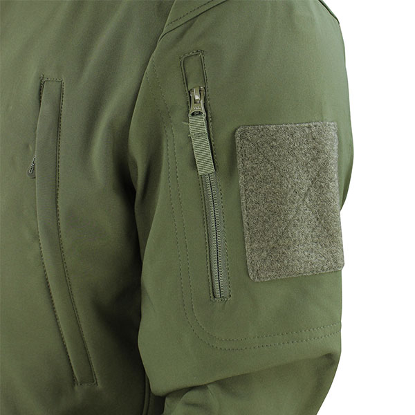 SUMMIT SOFTSHELL - מעיל ירוק/שחור/אפור – תמונה 3