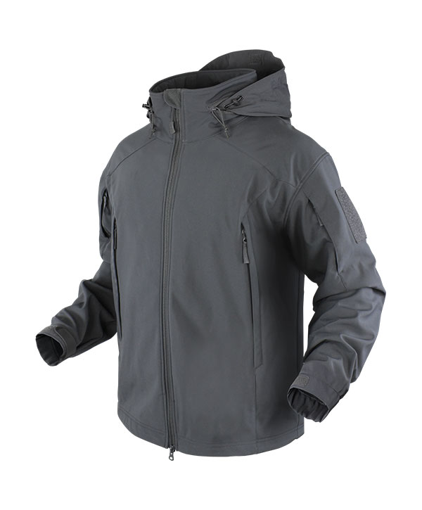 SUMMIT SOFTSHELL - מעיל ירוק/שחור/אפור – תמונה 4
